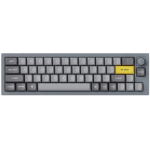 Keychron X0035BJT0J Q9-N2 QMK 自定義機械鍵盤 (太空灰Fully Assembled RGB旋鈕可換軸/青軸)